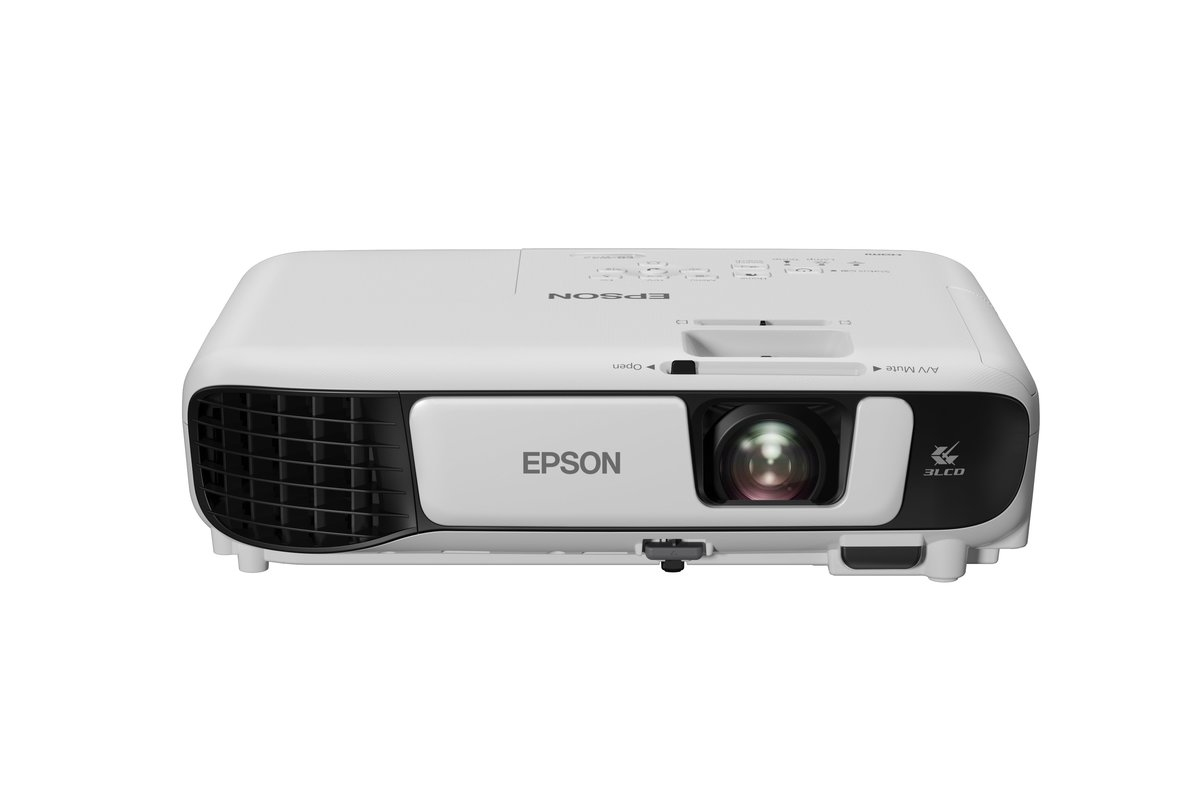 Proyector EPSON Powerlite W52+ – 4000 Lúmenes ANSI, 3LCD, WXGA (1280×800)