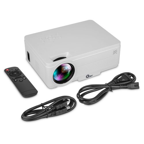 QIAN PROYECTOR DE OFICINA SERIE QXP – RESOL 1280X720 LCD, 200 LUMENES ANSI, CONTRASTE 200:1, CONEXIÓN BT, WIFI, HDMI, USB, AV, AUX MOD QXP-ETHRX