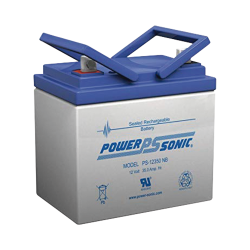 POWER SONIC PS-12330-NB Batería 12V, 33AH, Para Respaldo, Tecnologías AGM/VRLA, 5 Años Vida Útil, Terminales tipo NB, Reconocida UL