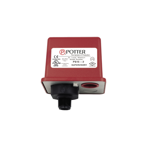 POTTER PS252 Supervisor de Presión de dos Contactos SPDT Ajustable 10 a 60 PSI