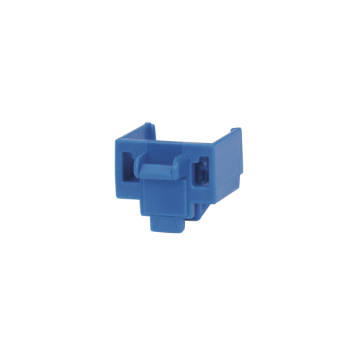 PANDUIT PSL-DCJB-BU Kit de 10 Dispositivos para Bloquear Puertos Jack RJ45, Color Azul, Incluye Llave de Extracción