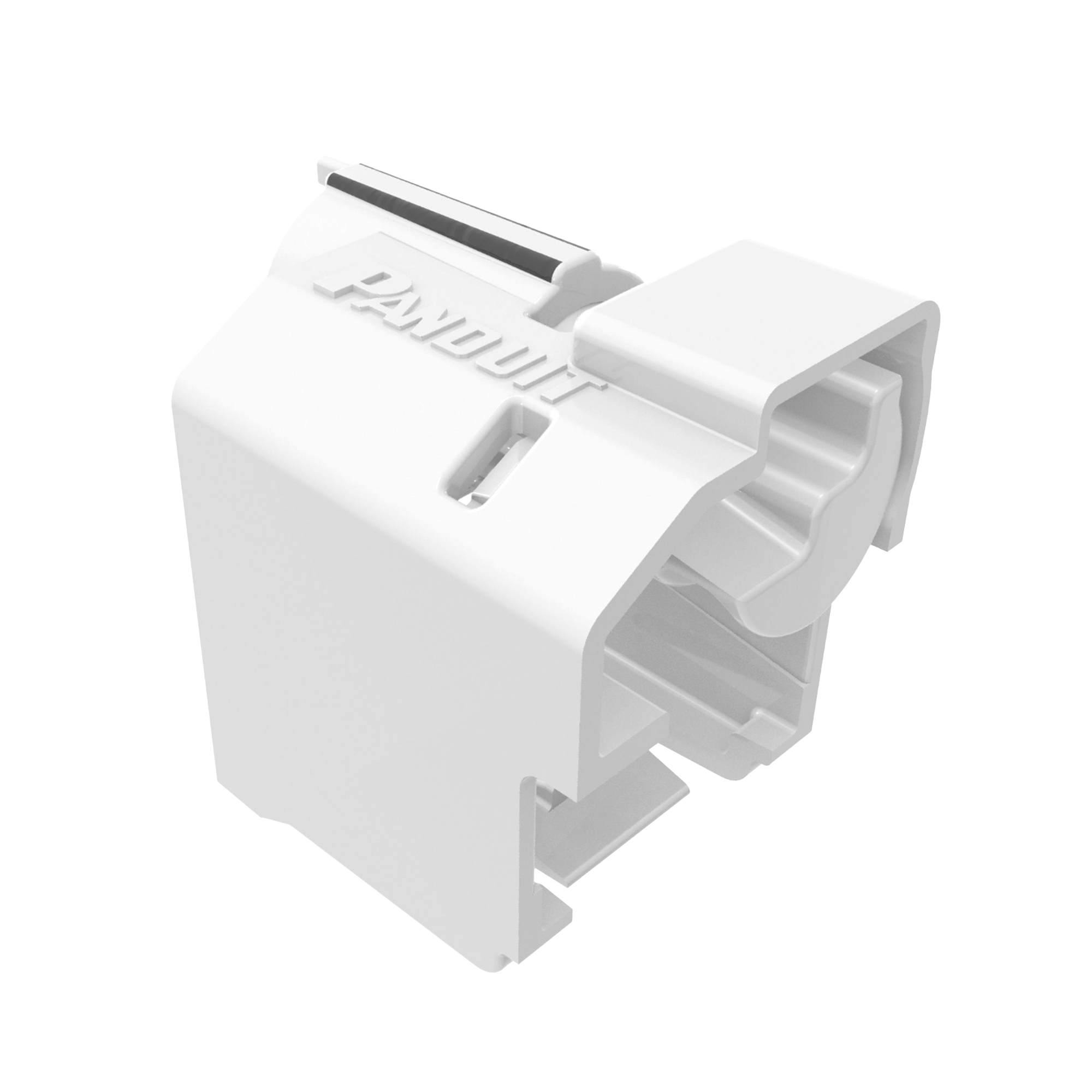 PANDUIT PSL-DCPLE-IW Kit de 10 Dispositivos Para Impedir Desconexión de Plug RJ45, Color Blanco, Incluye Herramienta para Instalar/Retirar