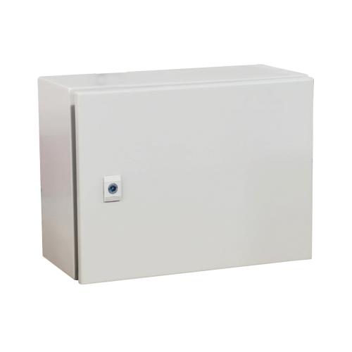 PRECISION PST-5030-30A Gabinete de Acero IP66 Uso en Intemperie (500 x 300 x 300 mm) con Placa Trasera Interior Metálica y Compuerta Inferior Atornillable (Incluye Chapa y Llave T). Ideal para Centros de Carga y Tableros de Control