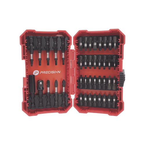 PRECISION PST-C010-01 Juego de 42 Puntas para Taladro + Estuche (Entrada Hex. 1/4″)