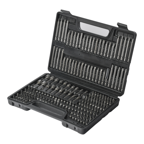 PRECISION PST-C010-03 Juego de 208 Puntas para Taladro Entrada Hexagonal 1/4″. Incluye Estuche.