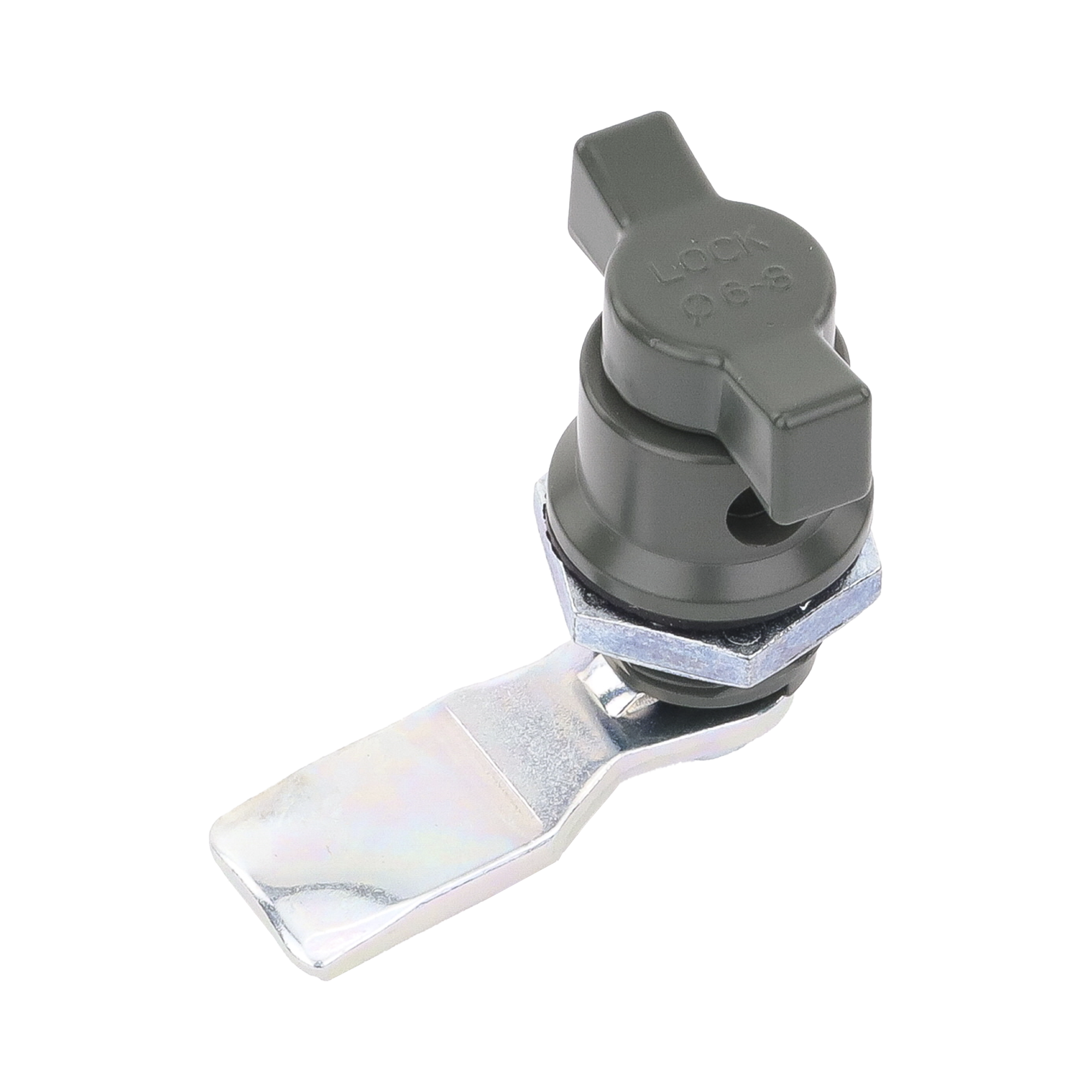 PRECISION PST-LS1 Cerradura de Medio Giro para Gabinetes Línea PST (Acero). Cuenta con Opción para Instalar Candado (no incluido).