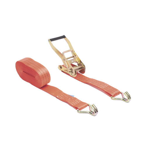 PRECISION PST-S020-02 Eslinga Sintética de 50 mm x 10 Metros. Con Gancho y Tensor Metálico.