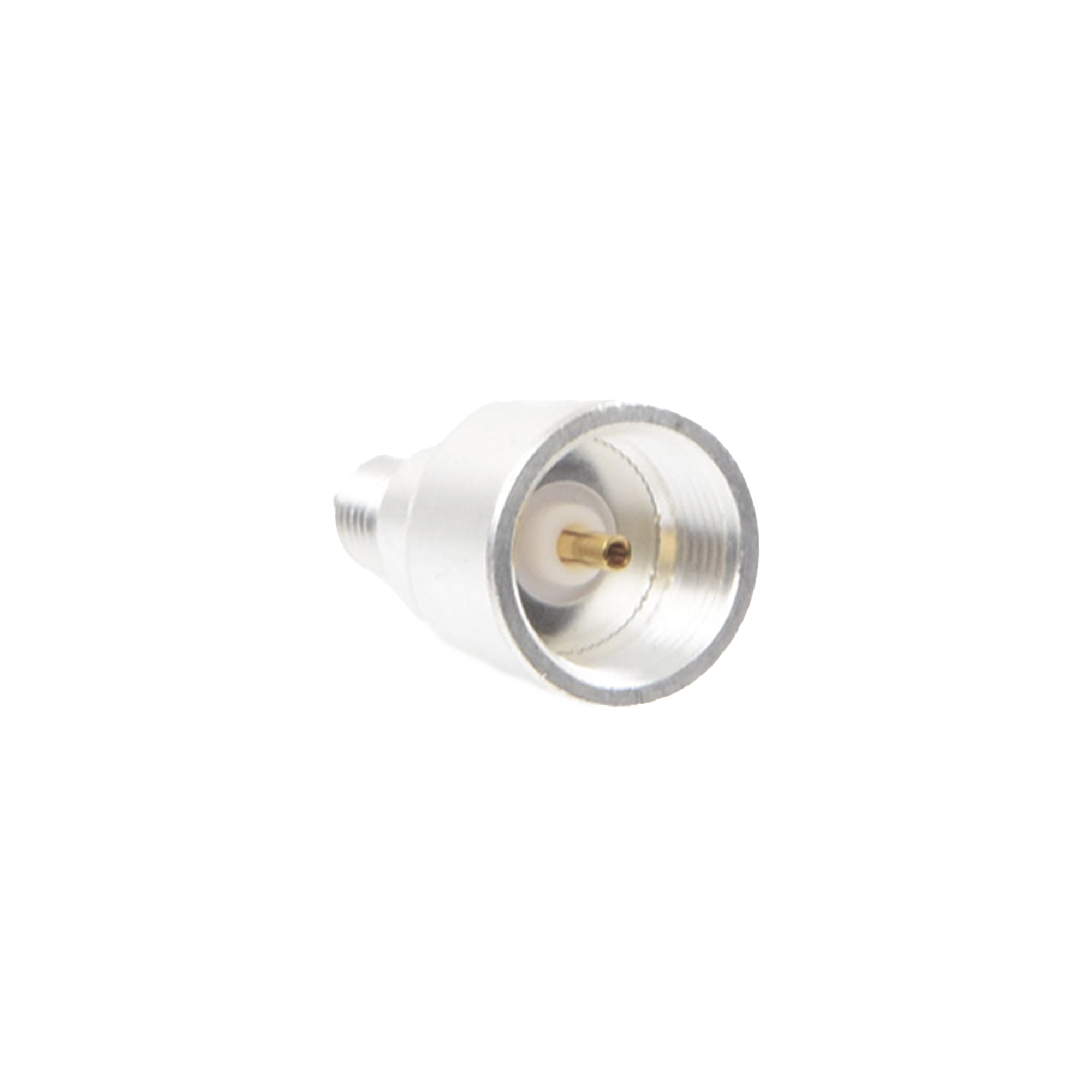 RF INDUSTRIES,LTD PT-4000-134 Adaptador UNIDAPT Hembra a SMA Hembra Inverso. Plata, Oro, Teflón.