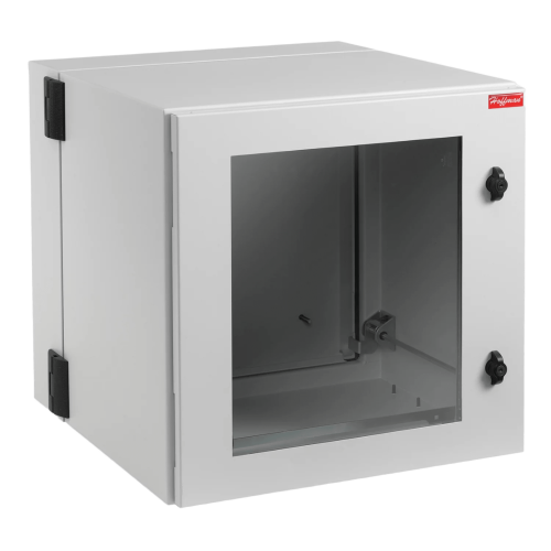 HOFFMAN PTHW242424G2 Gabinete Industrial ProTek de Puerta con Ventana, Protección NEMA Tipo 12; IP55; IK10, Abatible, Fabricado en Acero, 12 UR, Color Gris Claro
