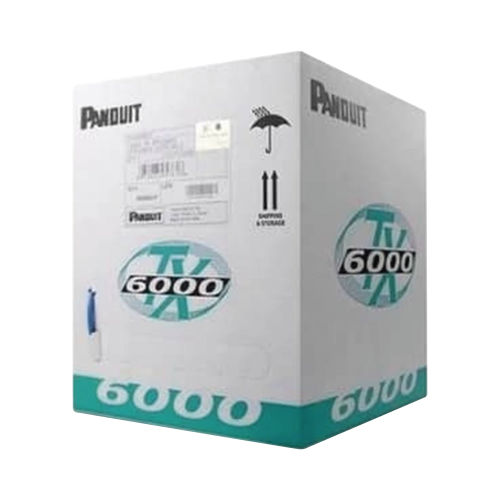 PANDUIT PUC6004WH-FE Bobina de Cable UTP 305 m. de Cobre, TX6000™ PanNet, Reelex, Blanco, Categoría 6 Mejorado (23 AWG), PVC (CM), de 4 pares