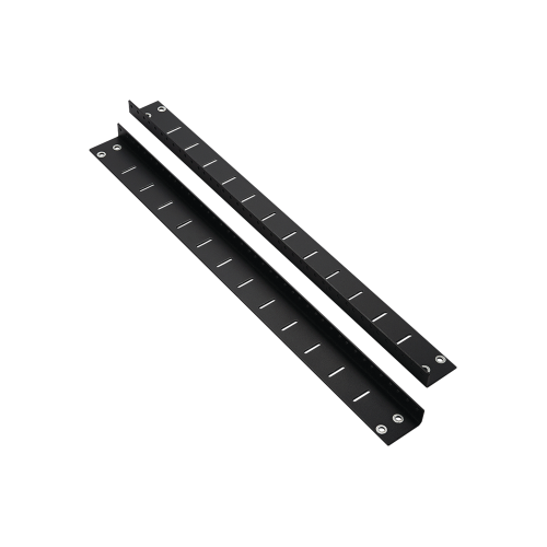 PANDUIT PZWMC18RR Kit de Rieles Posteriores para Gabinetes PanZone de Panduit, de 18 UR, Color Negro