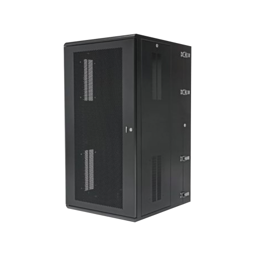 PANDUIT PZWMC26P Gabinete PanZone de Montaje en Pared, de 19in, Puerta Ventilada, 26 UR, 635mm de Profundidad, Color Negro