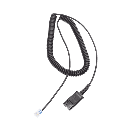 FANVIL QD03 Cable adaptador para diademas modelo HT101, HT201 y HT202 para compatibilidad con teléfonos Grandstream, análogos, digitales, etc.
