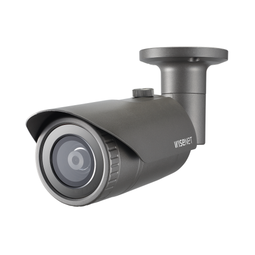 Hanwha Techwin Wisenet QNO-8010R Cámara IP Tipo Bala Antivandálica 5 Megapíxel, Lente 2.8 mm, IR 20M, WDR 120db, Exterior IP66, H.265 & WiseStream