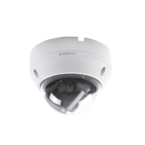 Hanwha Techwin Wisenet QNV-6082R Cámara IP Tipo Domo Antivandálico 2 Megapíxel, Lente Motorizado 3.2-10mm, IR 30M, WDR 120db, Exterior IP66, H.265 & WiseStream, Entrada de audio