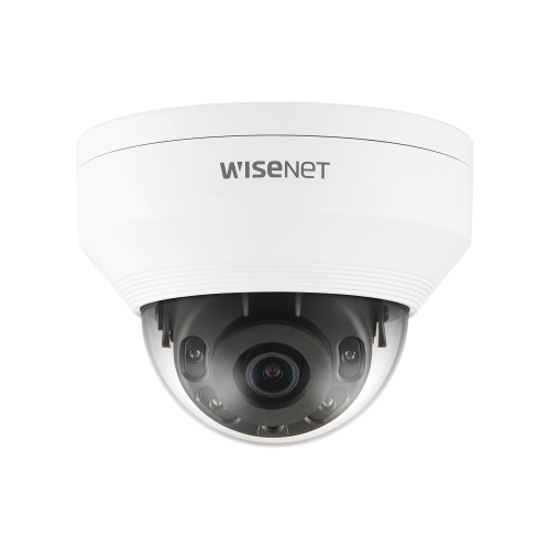 Hanwha Techwin Wisenet QNV-8010R Cámara IP Tipo Domo Antivandálica 5 Megapíxel, Lente 2.8 mm, IR 20M, WDR 120db, Exterior IP66, H.265 & WiseStream