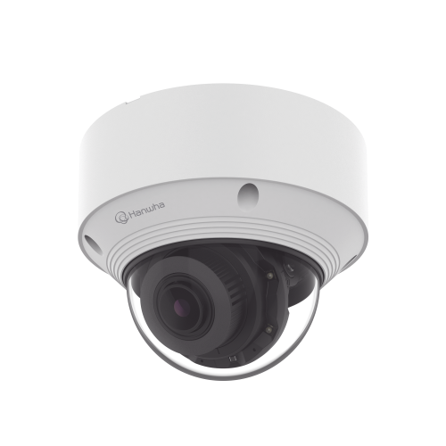 Hanwha Techwin Wisenet QNV-C8083R Cámara IP Tipo domo Antivandálica 5 Megapíxel, Lente Varifocal 3.2 – 10mm, IR 30M, WDR 120db, IP66, H.265 & WiseStream, Inteligencia Artificial Deteccion de Personas y vehiculos