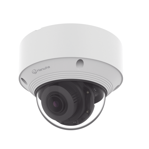 Hanwha Techwin Wisenet QNV-C9083R Cámara IP Tipo domo Antivandálica 8 Megapíxel, Lente Varifocal 3.2 – 10mm, IR 30M, WDR 120db, IP66, H.265 & WiseStream, Inteligencia Artificial Deteccion de Personas y vehiculos