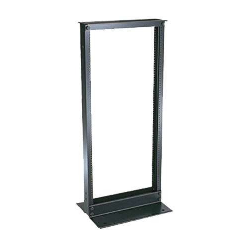 PANDUIT R2P48 Rack de Dos Postes Estándar de 19 in, Rieles Numerados y Roscados #12-24, Fabricado en Aluminio, 24 Unidades de Rack, Color Negro