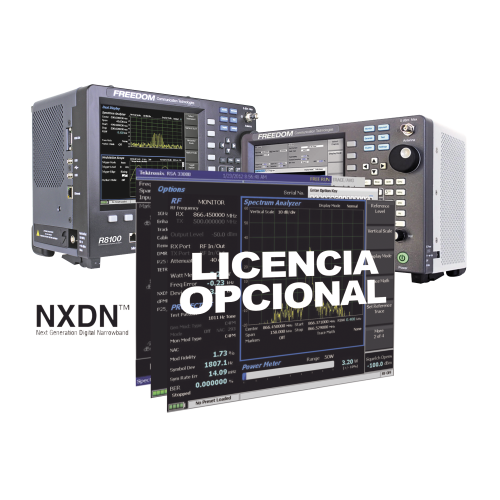 FREEDOM COMMUNICATION TECHNOLOGIES R8-NXDN Opción de Software para prueba de Sistemas con Protocolo NXDN en R8000 /R8100.