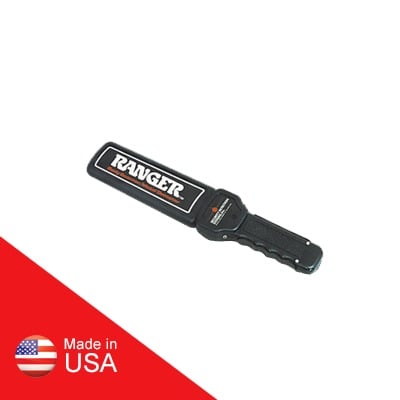 RANGER SECURITY DETECTORS RANGER-1500 Equipo portátil para detección de metales para areas silenciosas, tiene vibrador interconstruído