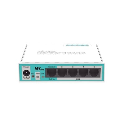 MIKROTIK RB750R2 (hEX lite) RouterBoard, 5 Puertos Fast Ethernet
