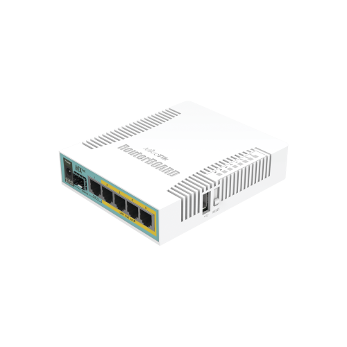 MIKROTIK RB960PGS (hEX PoE) Routerboard 5 puertos Gigabit Ethernet PoE 802.3at, 1 Puerto USB