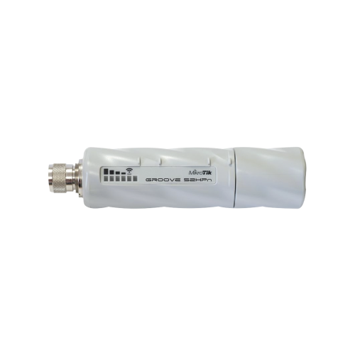 MIKROTIK RBGROOVE52HPN (Groove 52) Cliente y PtP en 2.4 y 5GHz 802.11 a/b/g/n Conectorizado, Hasta 500mW