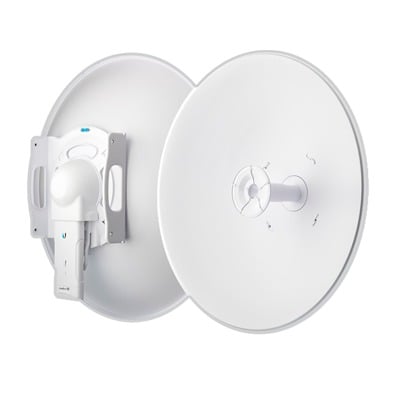 UBIQUITI RD-5G30-LW Antena Direccional RocketDish airMAX, ideal para enlaces Punto a Punto (PtP), frecuencia 5 GHz (5.1 – 5.9 GHz) de 30 dBi