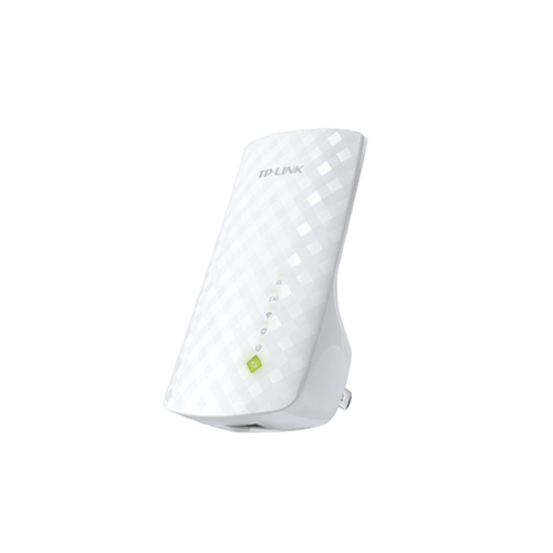 TP-LINK RE200 Repetidor, Extensor de Cobertura WiFi AC, 750 Mbps, doble banda 2.4 GHz y 5 GHz, con 1 puerto 10/100 Mbps