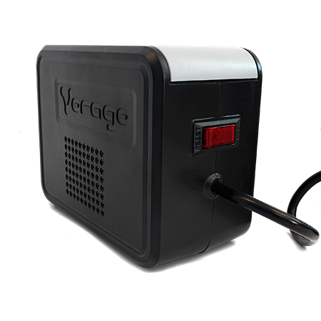 Regulador VORAGO AVR-200 – 8, Negro, 110 – 120V, 1, 400VA 650 W