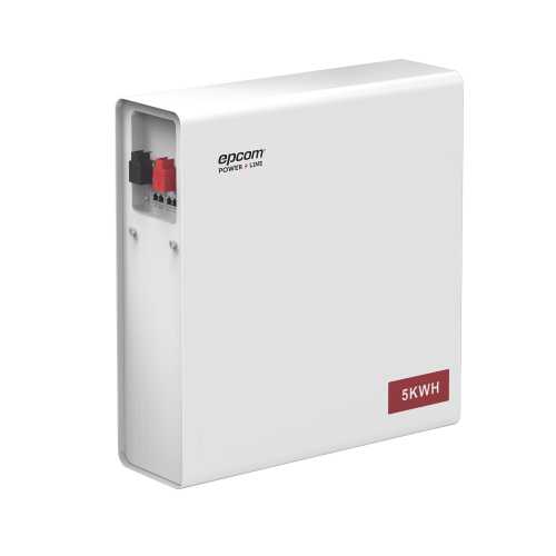 EPCOM POWER LINE BY RITAR RES1005K Batería de Litio Hierro Fosfato (LiFePO4) de 5 Kwh, 51.2 Vcc, 100 Ah, Outdoor, Instalación a pared