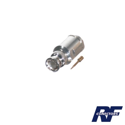 RF INDUSTRIES,LTD RFB-1101-1EN Conector BNC Macho de Rosca para Cables con Conductor Central de AWG-11 ó 13 tipo RG-8/U (8237), RG-213/U (8267), RG-214 (8268).