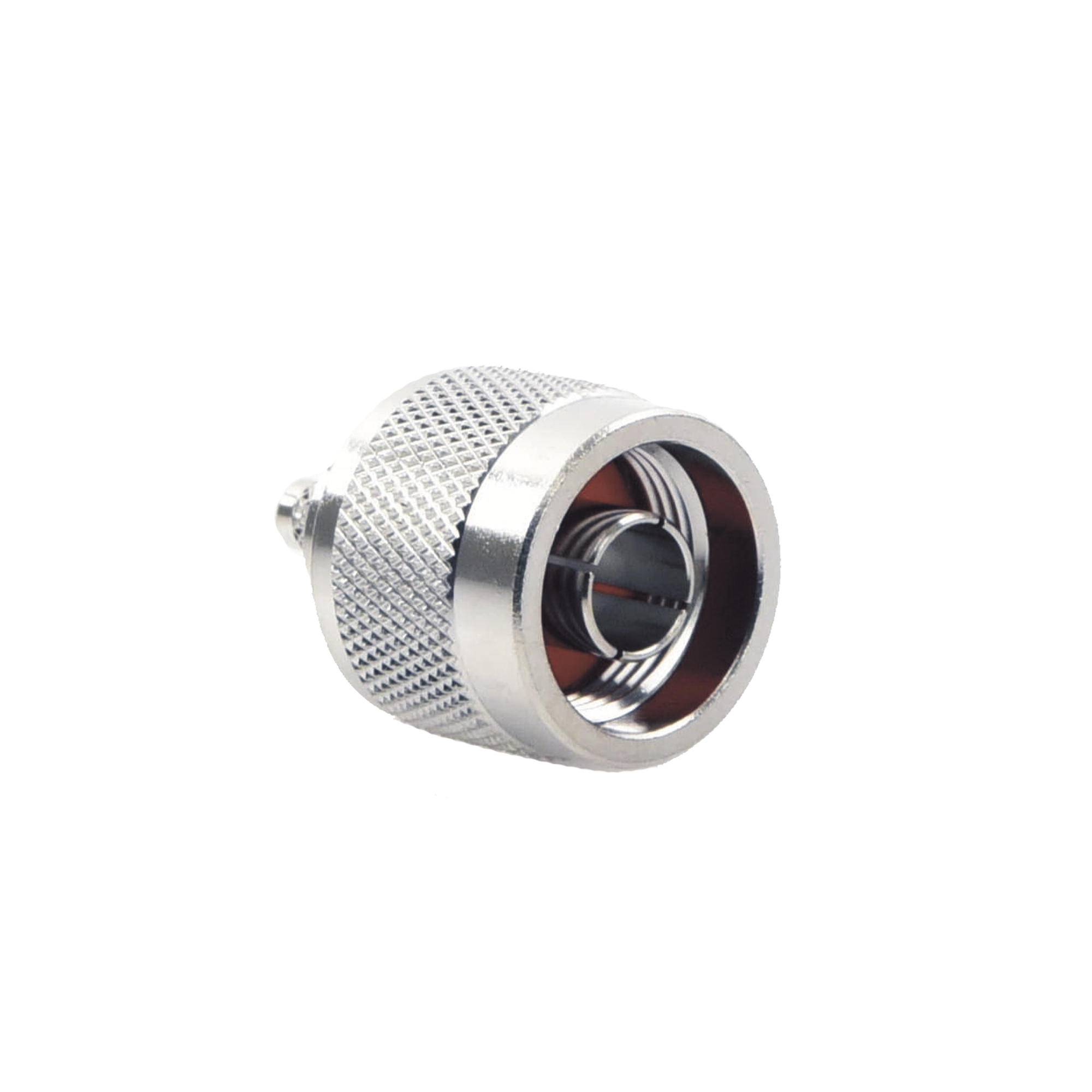 RF INDUSTRIES,LTD RFN-1005-C1 Conector N Macho Coaxial de Anillo Plegable para Cable RG-142/U, Niquel/ Oro/ Teflón.