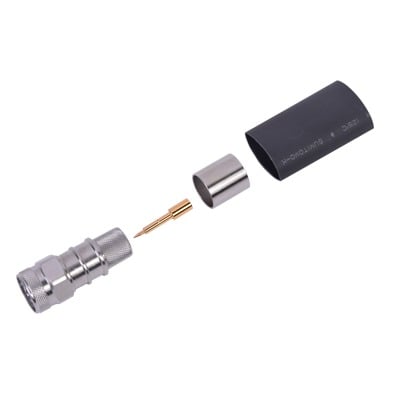 RF INDUSTRIES,LTD RFN-1006-9L2 Conector N Macho Hex de Anillo Plegable para LP600, LMR-600, CNT-600.