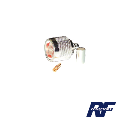 RF INDUSTRIES,LTD RFN-1007-2SX Conector N Macho de anillo plegable para cables RG-8/X, LMR-240, 9258.