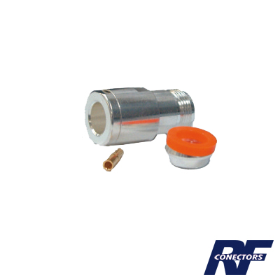 RF INDUSTRIES,LTD RFN-1024-1 Conector N Hembra de anillo plegable para cables RG-8/U (BELDEN 8237), RG213/U (8267), RG214 (8268).