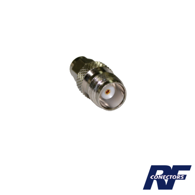 RF INDUSTRIES,LTD RFT-1241-6 Adaptador en Línea de Conector TNC Hembra a SMA Macho, Níquel/ Oro/ Teflón..