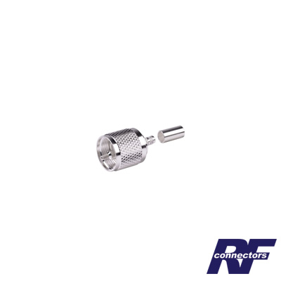 RF INDUSTRIES,LTD RFU-505-ST Conector UHF Macho (PL-259) de anillo plegable para cables RG-58/U, RG-142/U.