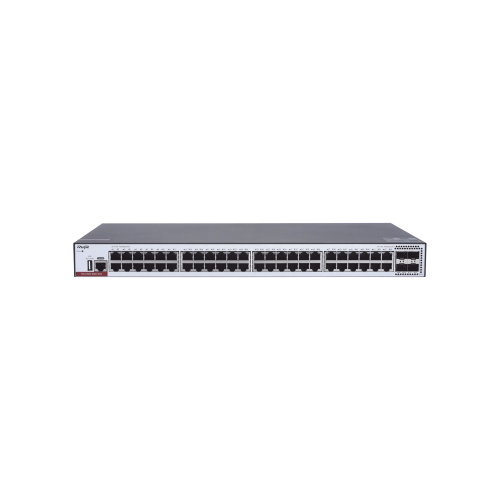 RUIJIE RG-CS83-48GT4XS Switch Administrable Capa 3 con 48 puertos Gigabit + 4 SFP+ para fibra 10Gb, gestión gratuita desde la nube.