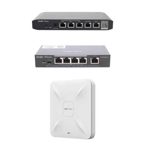 RUIJIE RG-DEMO-CCTV-W5 Equipos Ruijie DEMO Ideal para Probar Integraciones de Redes y WiFi 5 con CCTV