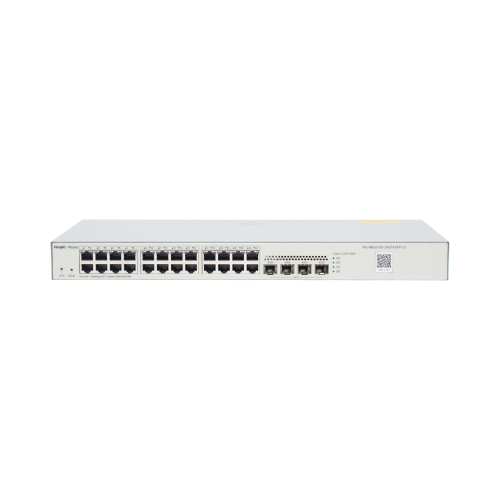 RUIJIE RG-NBS3100-24GT4SFP-V2 Switch Administrable L2, 24 Puertos Eth 1G, 4 puertos SFP 1G, Administración Remota en la Nube.