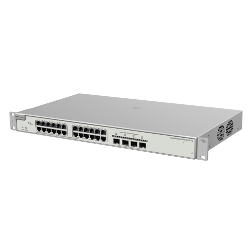 RUIJIE RG-NBS3200-24GT4XS-P-V2 Switch Administrable PoE Capa 2+ Plus, con 24 puertos Gigabit PoE 802.3af/at + 4 SFP+ para fibra 10Gb, gestión gratuita desde la nube, 370w