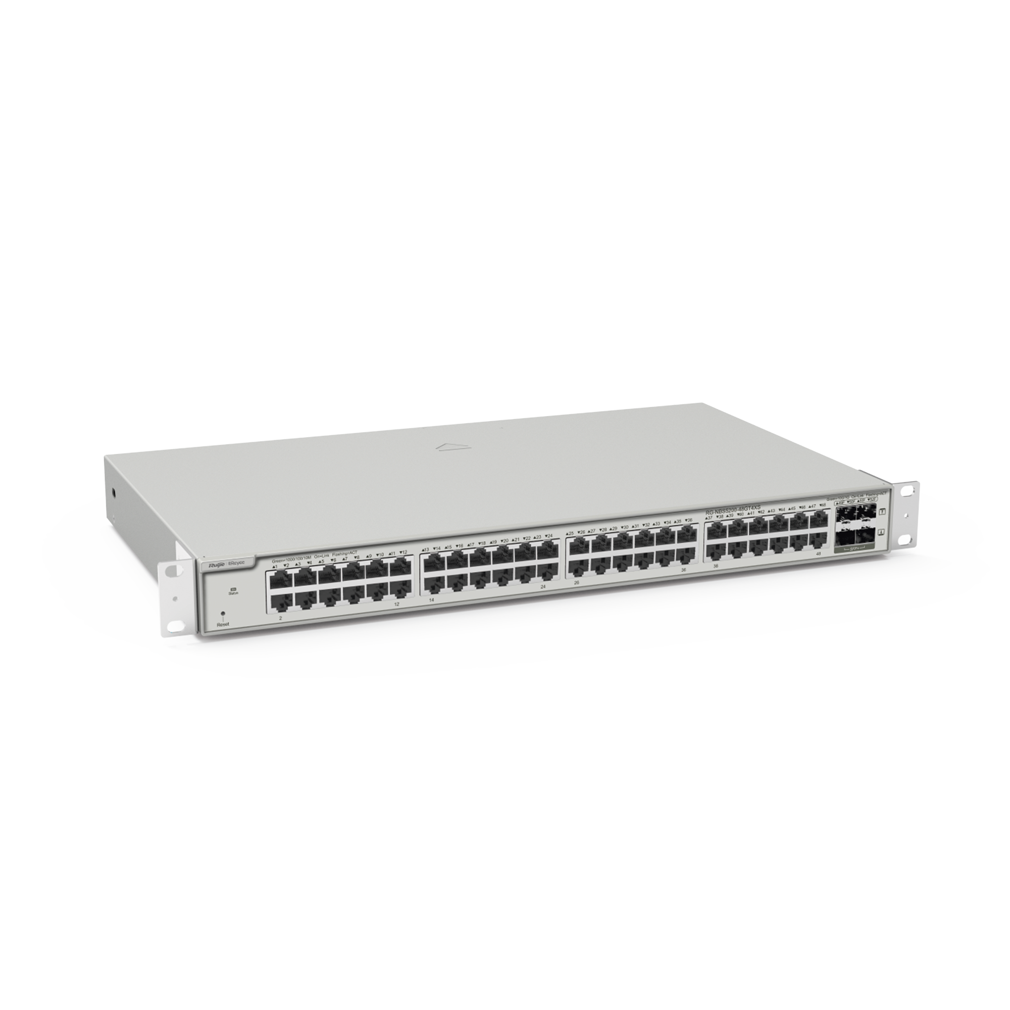 RUIJIE RG-NBS5200-48GT4XS Switch Administrable Capa 3 con 48 puertos Gigabit + 4 SFP+ para fibra 10Gb, gestión gratuita desde la nube
