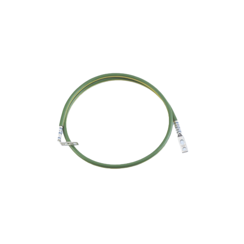 PANDUIT RGEJ624PFY Jumper Para Aterrizar Equipos en Racks o Gabinetes, 6 AWG, con Terminal Doblada a 90 Grados, 0.60 m de Largo