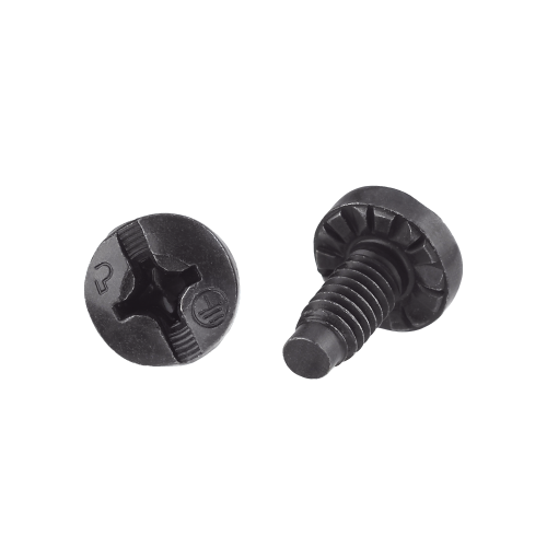 PANDUIT RGTBS-C Tornillo de Unión a Tierra Con Formación de Rosca, #12-24 x 1/2, Color Negro, Bolsa de 100 Piezas