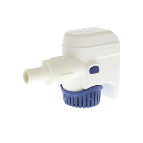 RULE RM1100B Bomba sumergible de achique automatizada de 1100 galones por hora, para conexión de 12 Volts de corriente directa.