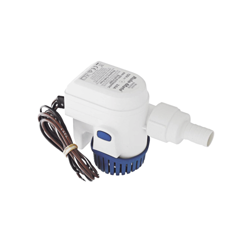 RULE RM800B Bomba sumergible de achique automatizada de 800 galones por hora, para conexión de 12 Volts de corriente directa.