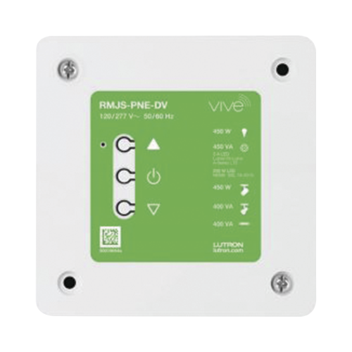 LUTRON ELECTRONICS RMJSPNEDV Controlador 8A para accesorios controlados de 0-10V