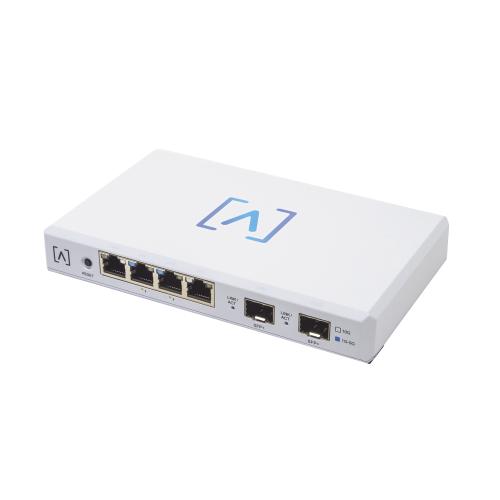 ALTA LABS ROUTE10 Router VPN, 4 puertos 10/100/1000/2500 Gbps (2 puertos PoE af/at), 2 puertos SFP+ 10Gbps, Filtrado Avanzado DPI: Bloqueo de Contenido, Administración nube gratuita, Soporta UPnP